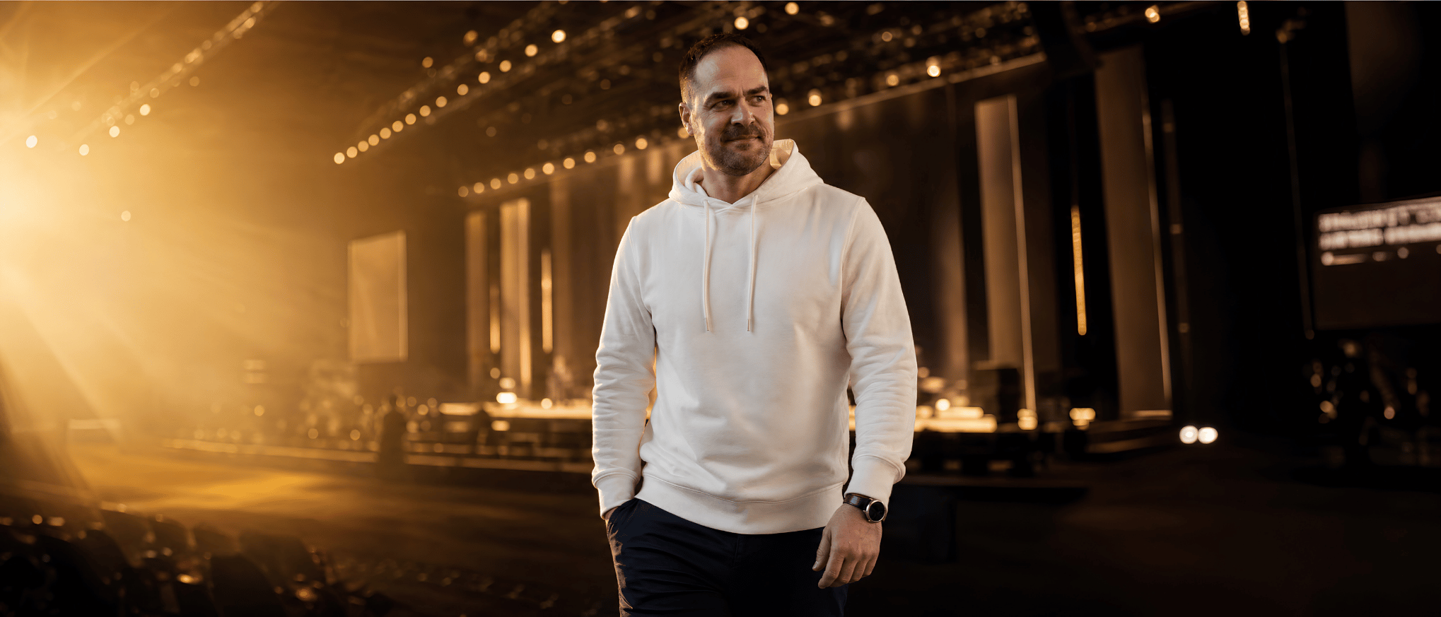 Jesse Kiuru at an event arena